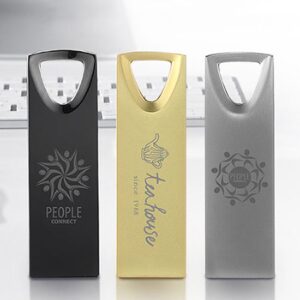 USB제작 갤러리스틸 유에스비 메모리(다크그레이&골드) 32GB