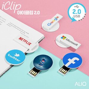 USB판촉물 ALIO 아이클립 2.0 USB메모리 8G