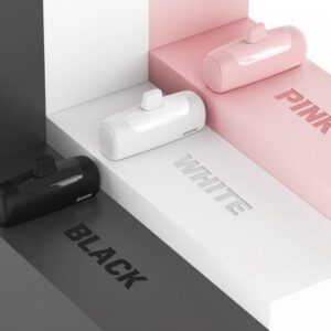 미니 보조배터리제작 에포트 미니 도킹형배터리 5000mAh 일체형 보조밧데리 C타입 8핀