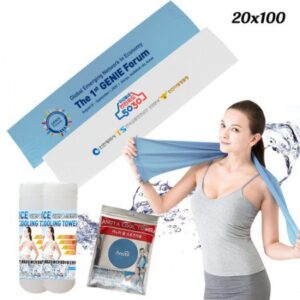 국내산 아누타 쿨 스포츠타올 20×100 수건 홍보물품제작