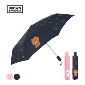 라인프렌즈 3단 자동우산 데일리패턴 우산제작 라인프렌즈 3단 자동우산 데일리패턴 우산제작