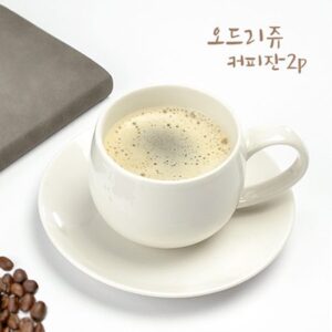 머그컵제작 오드리쥬 커피잔 2p