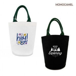 모모카멜 데일리 에코백주문제작 원통형 30X28X19cm HE03