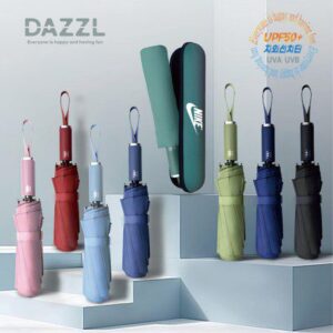 우산제작 다즐 3단 대형 원터치 자동우양산 10K우산 하드파우치 제공 풀칼라 인쇄 판촉물