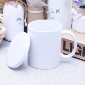 직선백자 도자기 뚜껑 머그컵 홍보물품제작