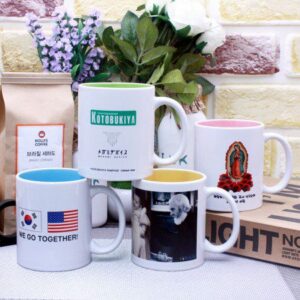 직선인칼라 포토 머그컵 인쇄 제작