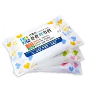 하트광고 3종 물티슈 15매 홍보물품 제작 하트광고 3종 물티슈 15매 홍보물품 제작