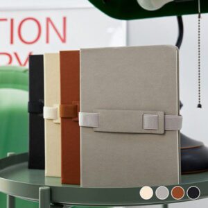 MOCO 타임리스 2026 레더밴드 다이어리 주문제작 L 147x215mm