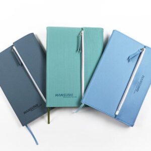 다이어리제작 3단 포켓블루 자석 32절