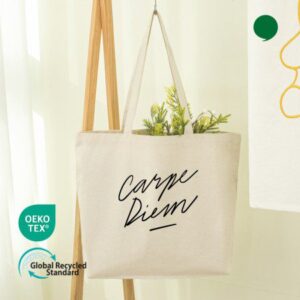 리유저블백 제작 오코텍스 리사이클 스탠다드 에코백판촉물 대 43cmx33cmx10cm