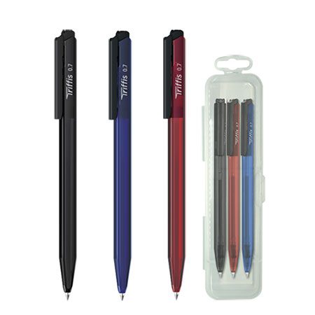 모나미 트리피스 3P 세트 삼각 볼펜판촉물 제작 1 모나미 트리피스 3P 세트 삼각 볼펜판촉물 제작 대표이미지