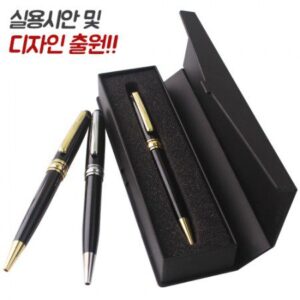 몽블랑 금장은장 각인 볼펜 바닐라사각케이스 기념품제작