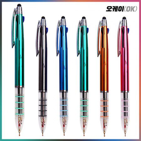 볼펜 각인 오케이 4링UV 3색터치펜 제작 1 볼펜 각인 오케이 4링UV 3색터치펜 제작 대표이미지
