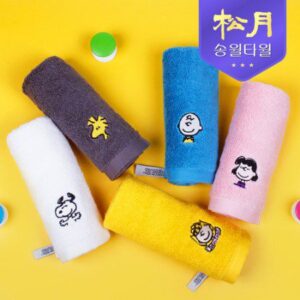 송월타올 답례품 스누피 피너츠 핸드타월34 제작