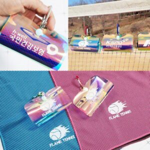 수건기념품 제작 샤이닝 휴대용 스포츠타월 블링블링 유니크한 쿨타올 쿨링타월 아이스타올