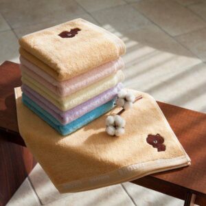 수건답례품 국내산 무한타올 라인코마 40수 세면수건 제작 170g