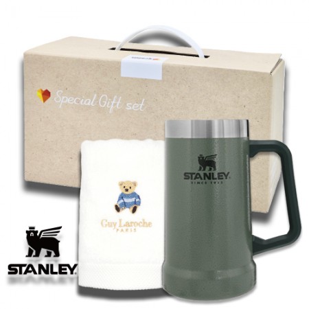 안심생건89_스탠리 텀블러제작 빅그립 비어스테인709ml 베어수건 2종세트 1 안심생건89_스탠리 텀블러제작 빅그립 비어스테인709ml 베어수건 2종세트 대표이미지