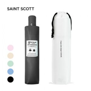 우산 홍보물품제작 세인트스코트 3단 전자동 패치온 암막 우양산 더스트백 패키지