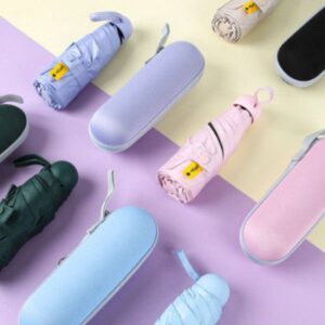 우산제작 초경량 캡슐 포켓 5단 수동 양우산